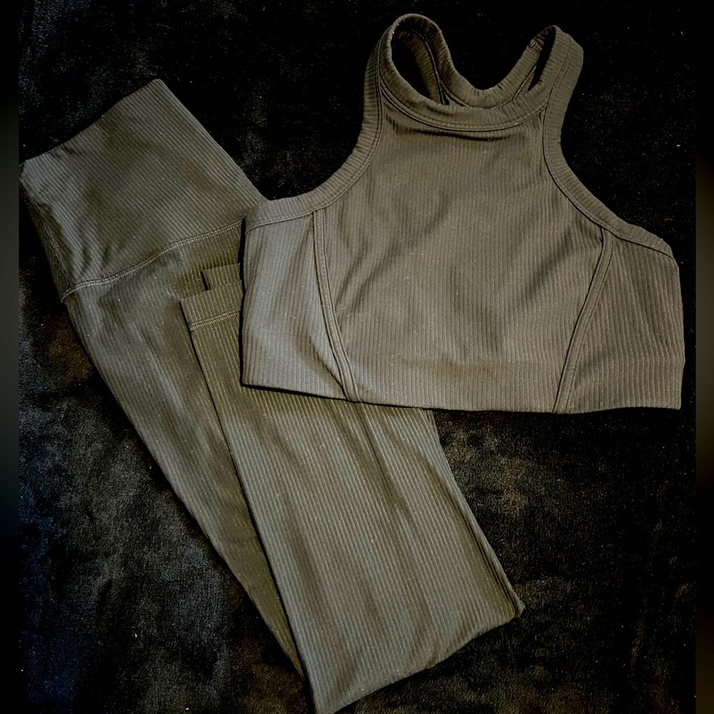 Lululemon align ribbed set